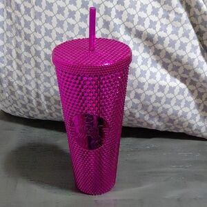 Starbucks Hot Pink 24 Oz Tumbler